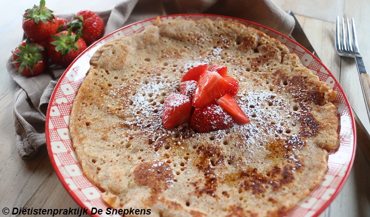 speltpannenkoek aardbei